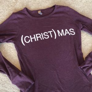 Purple Christmas shirt